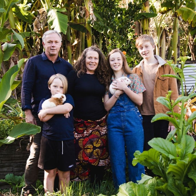 Morag Gamble and her family - Our Permaculture Life