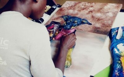 Commission an original artwork from a refugee youth