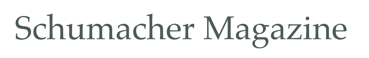 schumacher magazine logo Earth Action Hub